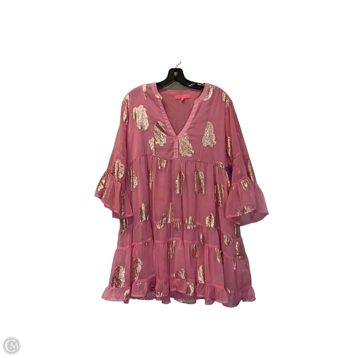 Dress Party Short By Simply Southern In Pink, Size: L