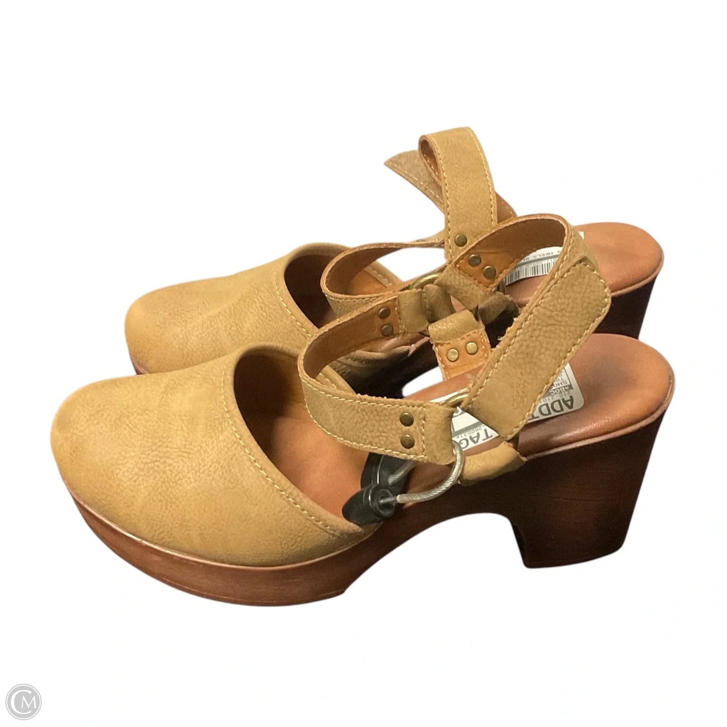 Shoes Heels Block By Boc In Tan, Size: 7