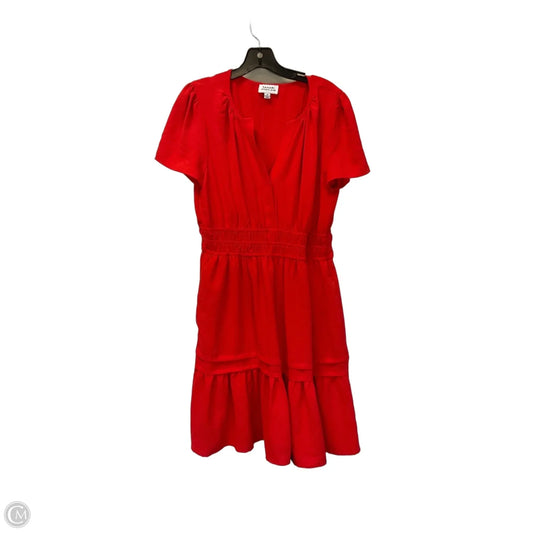 Dress Party Midi By Tahari By Arthur Levine In Red, Size: M