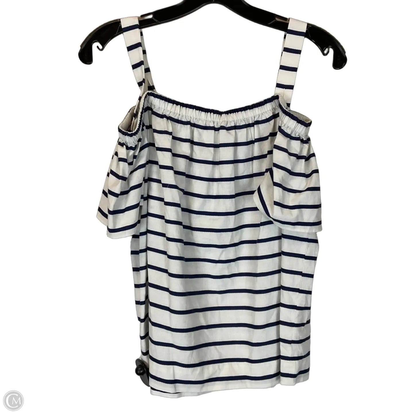 Top Short Sleeve Designer By Kate Spade In Striped Pattern, Size: Xs