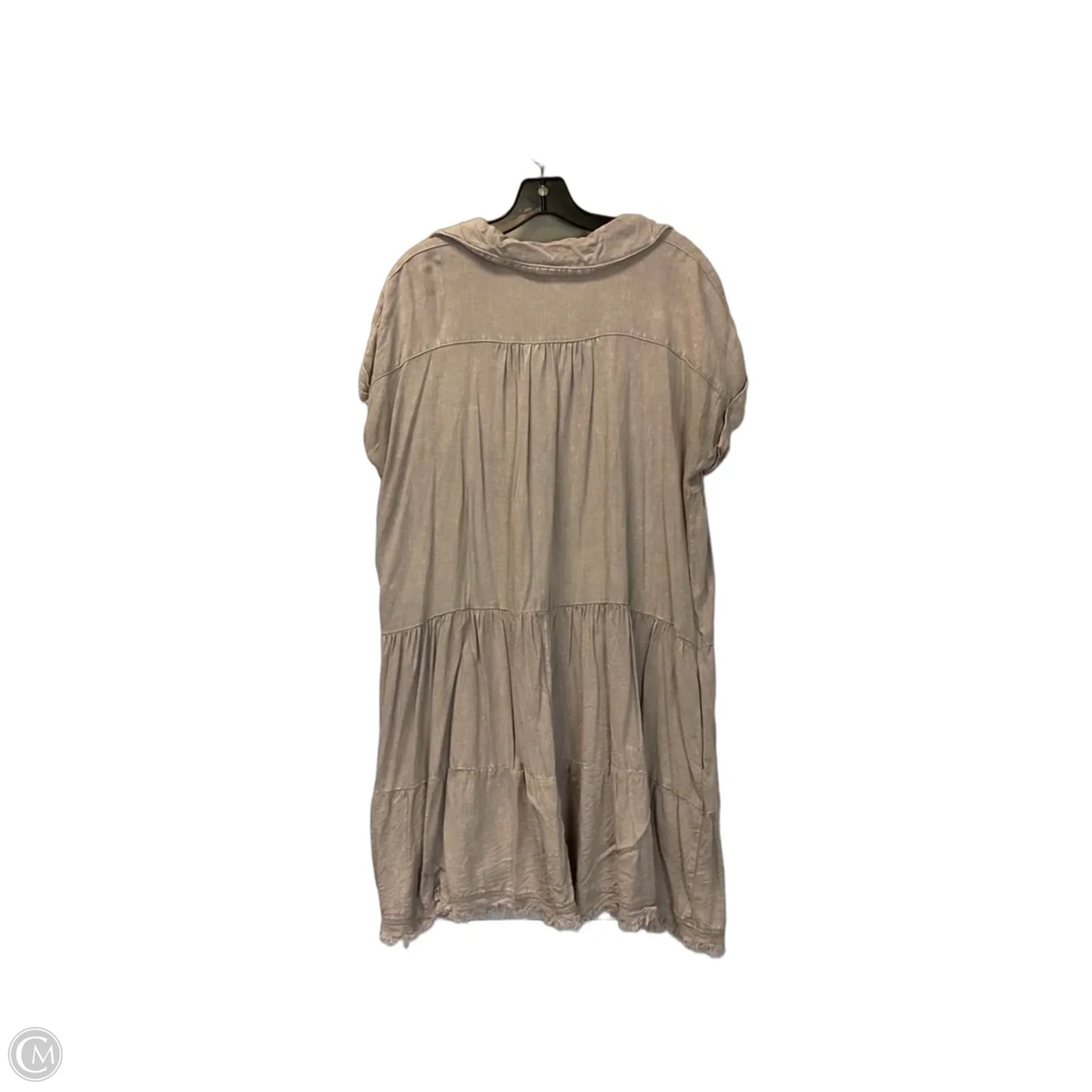 Dress Casual Short By Zenana In Tan, Size: M