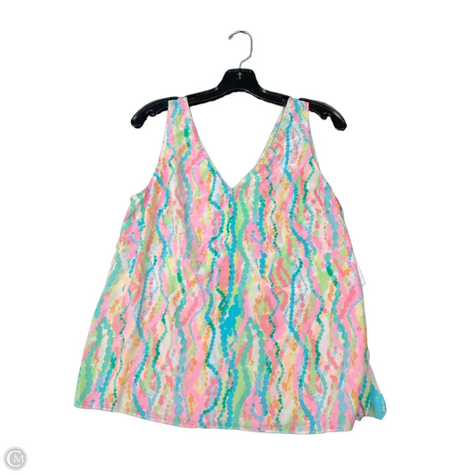 Top Sleeveless Designer By Lilly Pulitzer In Multi-colored, Size: L