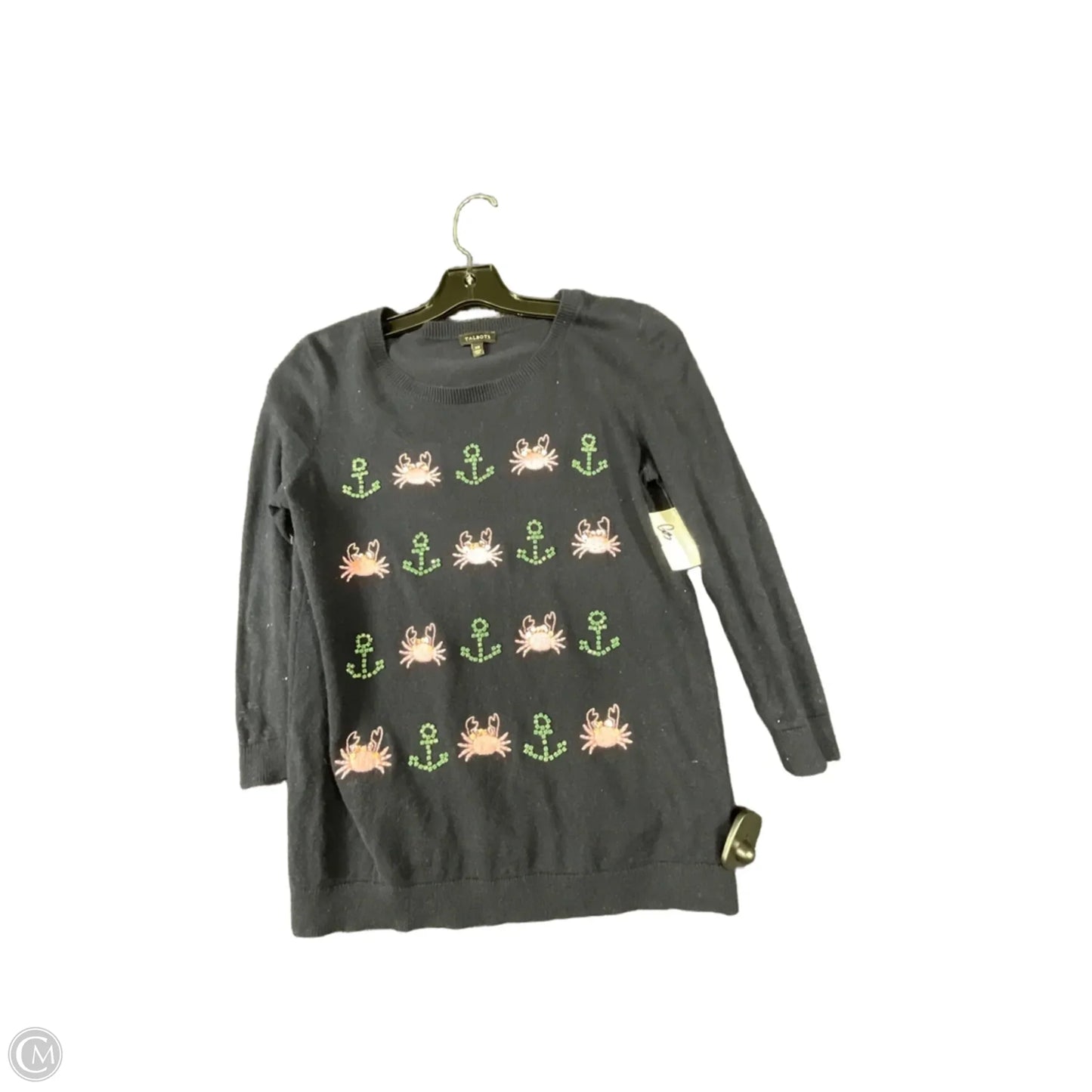 Top Long Sleeve By Talbots In Navy, Size: Xs