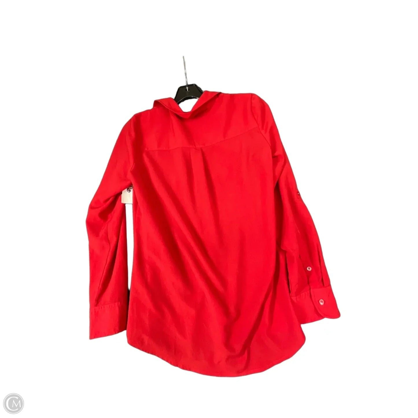Top Long Sleeve By Express In Red, Size: S