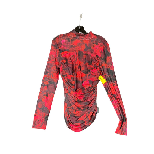 Top Long Sleeve By Chelsea And Violet In Red, Size: M