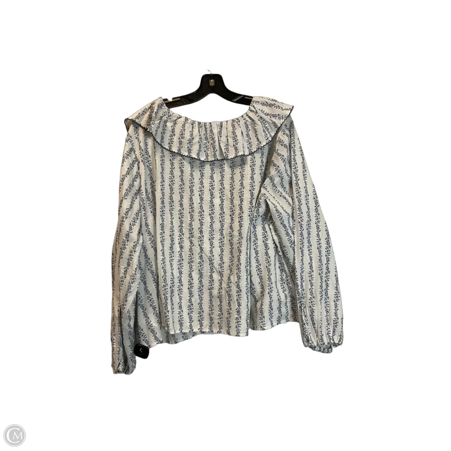 Top Long Sleeve By Old Navy In White, Size: 2x