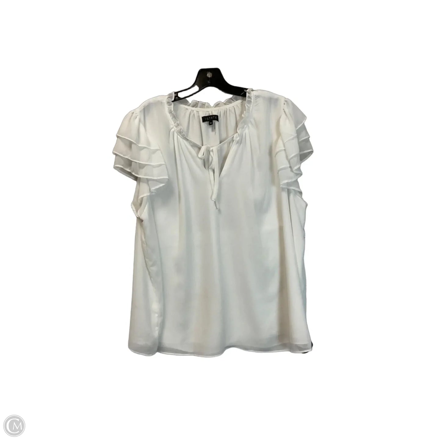 Top Short Sleeve By 1.state In White, Size: 3x