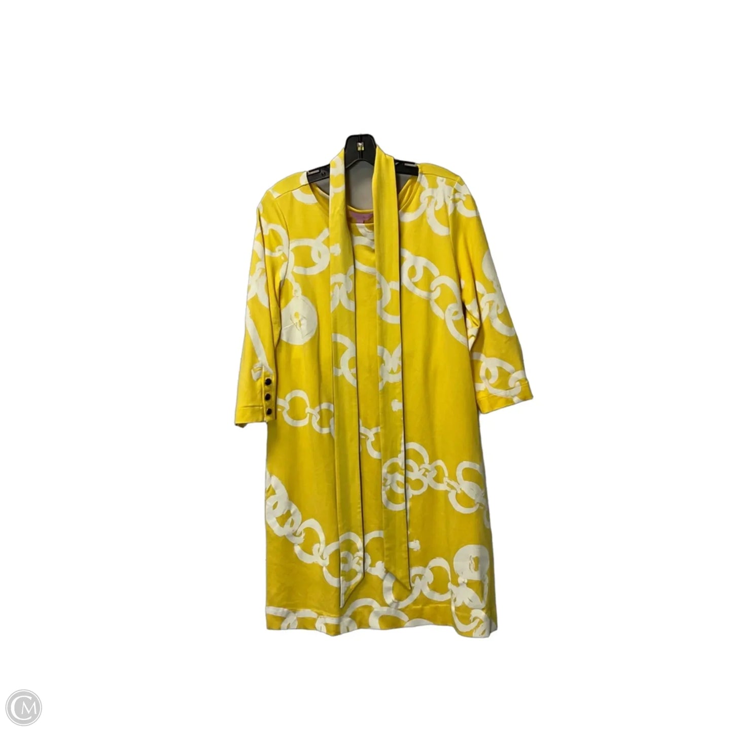 Dress Designer By Lilly Pulitzer In Yellow, Size: L