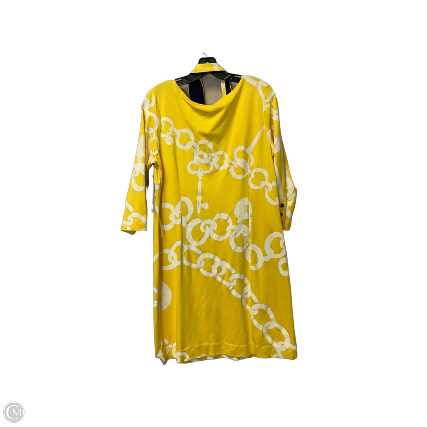 Dress Designer By Lilly Pulitzer In Yellow, Size: L
