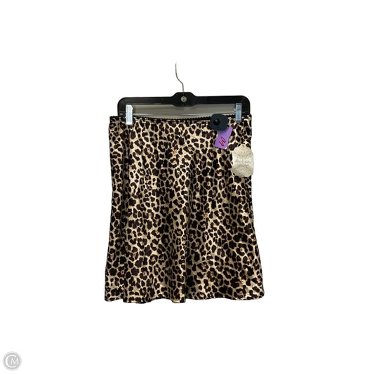 Skirt Mini & Short By Altard State In Animal Print, Size: L