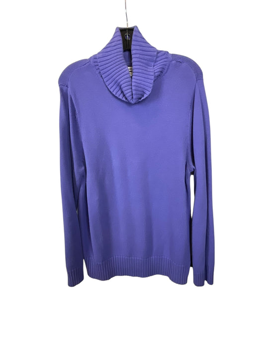 Sweater By Croft And Barrow In Purple, Size: Xl