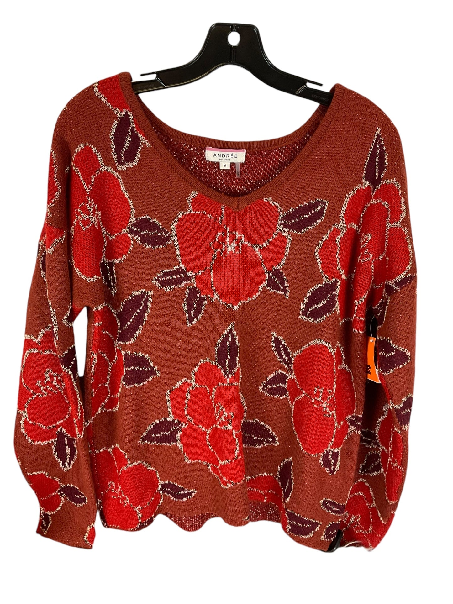 Sweater By Andree By Unit In Orange, Size: M