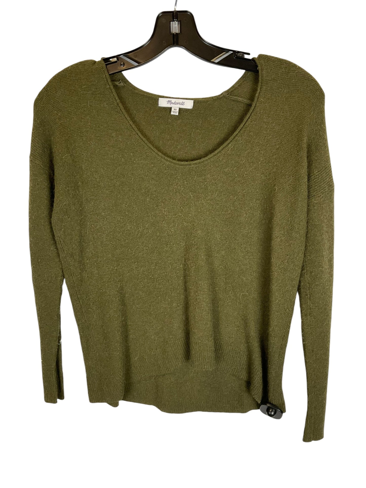 Sweater By Madewell In Green, Size: Xs