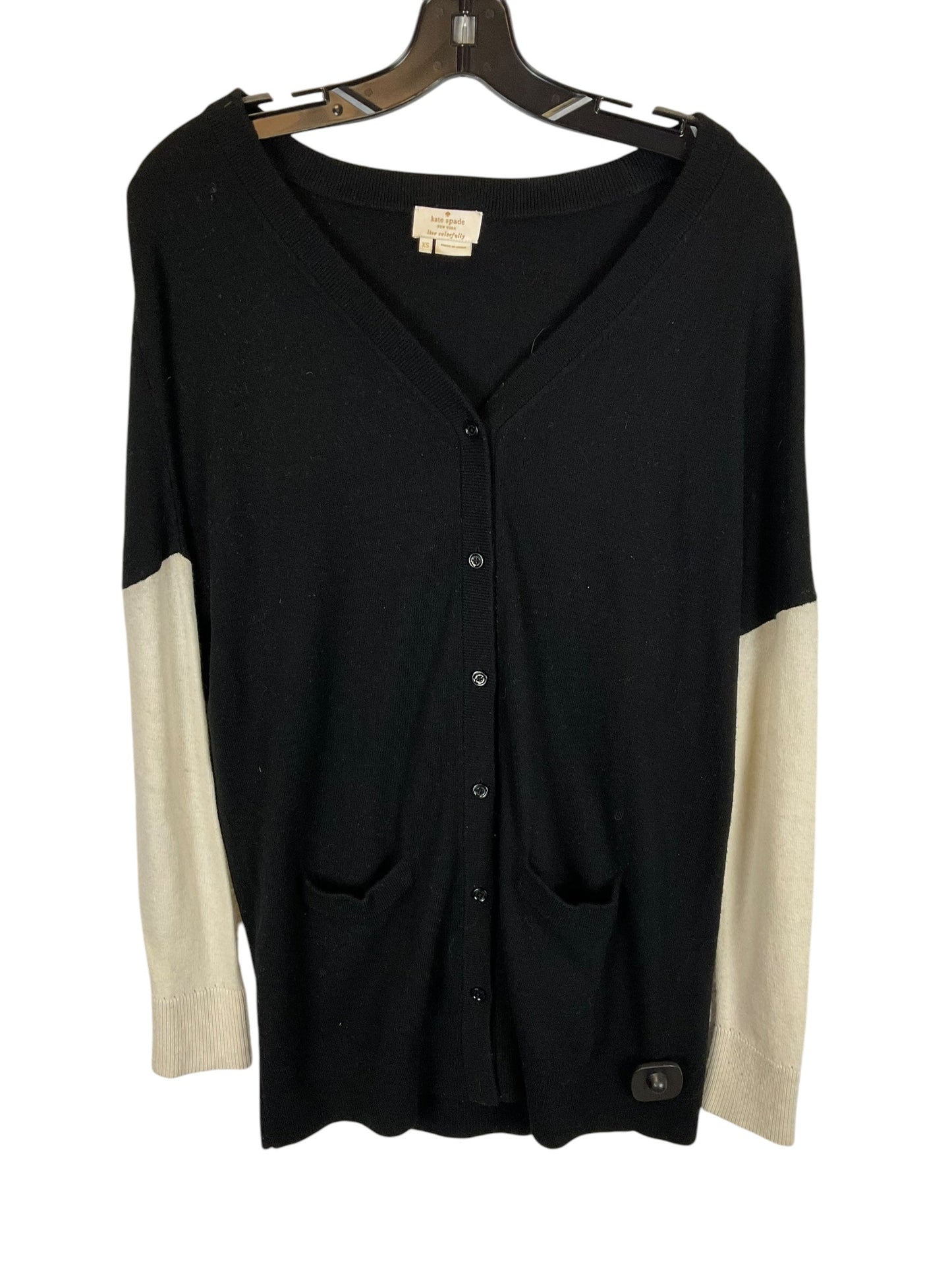 Cardigan By Kate Spade In Black, Size: Xs