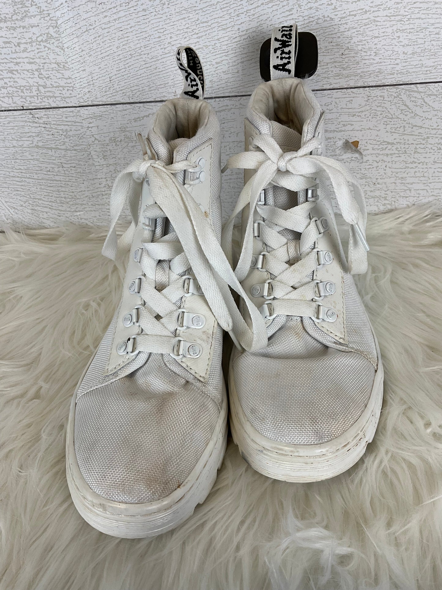 White Shoes Designer Dr Martens, Size 7