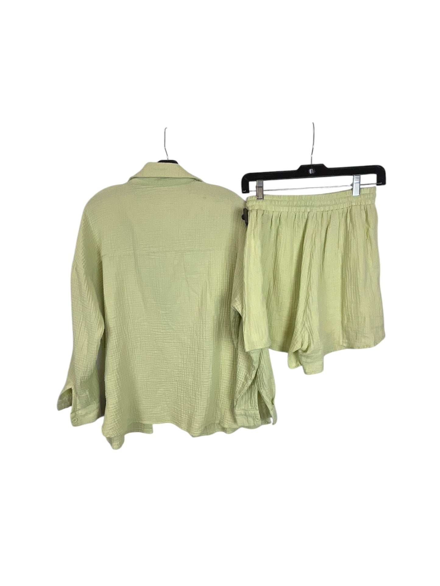 Lounge Set Shorts By Clothes Mentor In Green, Size: M