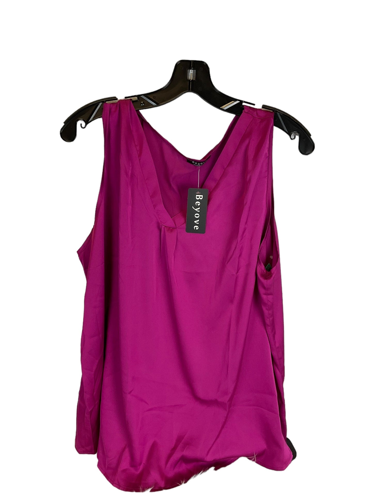 Purple Top Sleeveless Clothes Mentor, Size Xxl