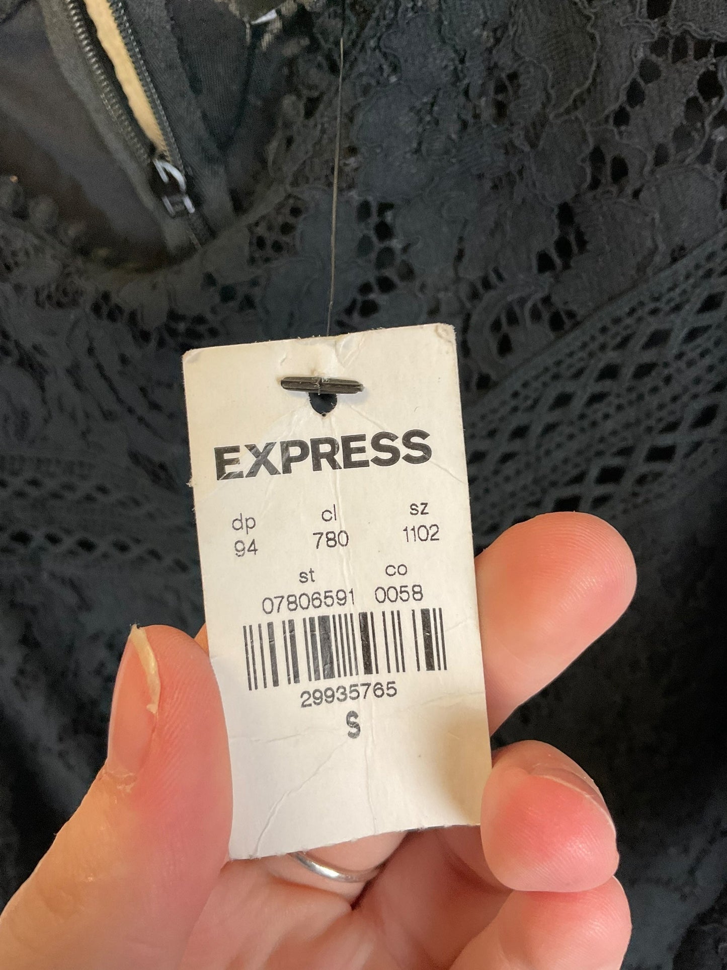 Dress Party Short By Express In Black, Size: S