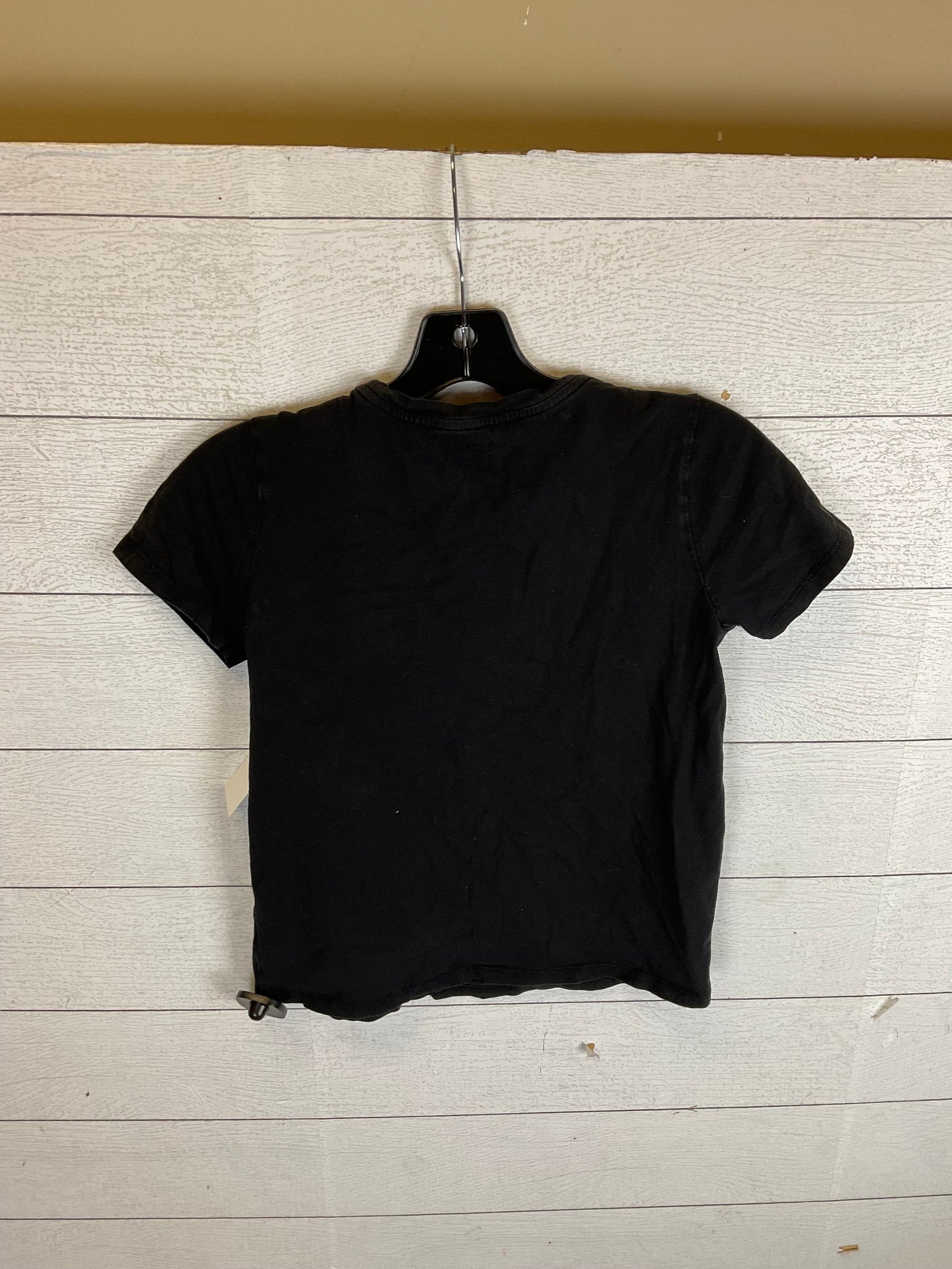 Black Top Short Sleeve Michael By Michael Kors, Size Xs