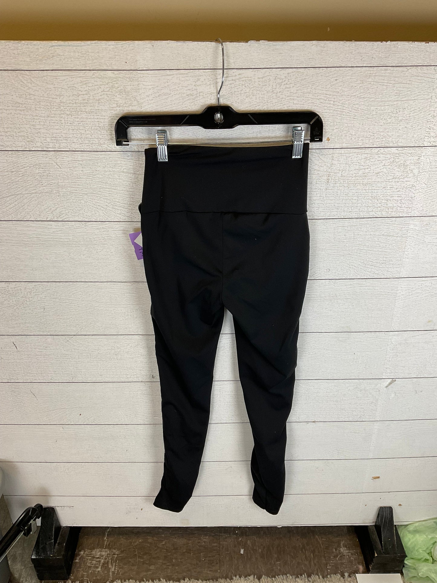 Black Athletic Leggings Michael By Michael Kors, Size Xs