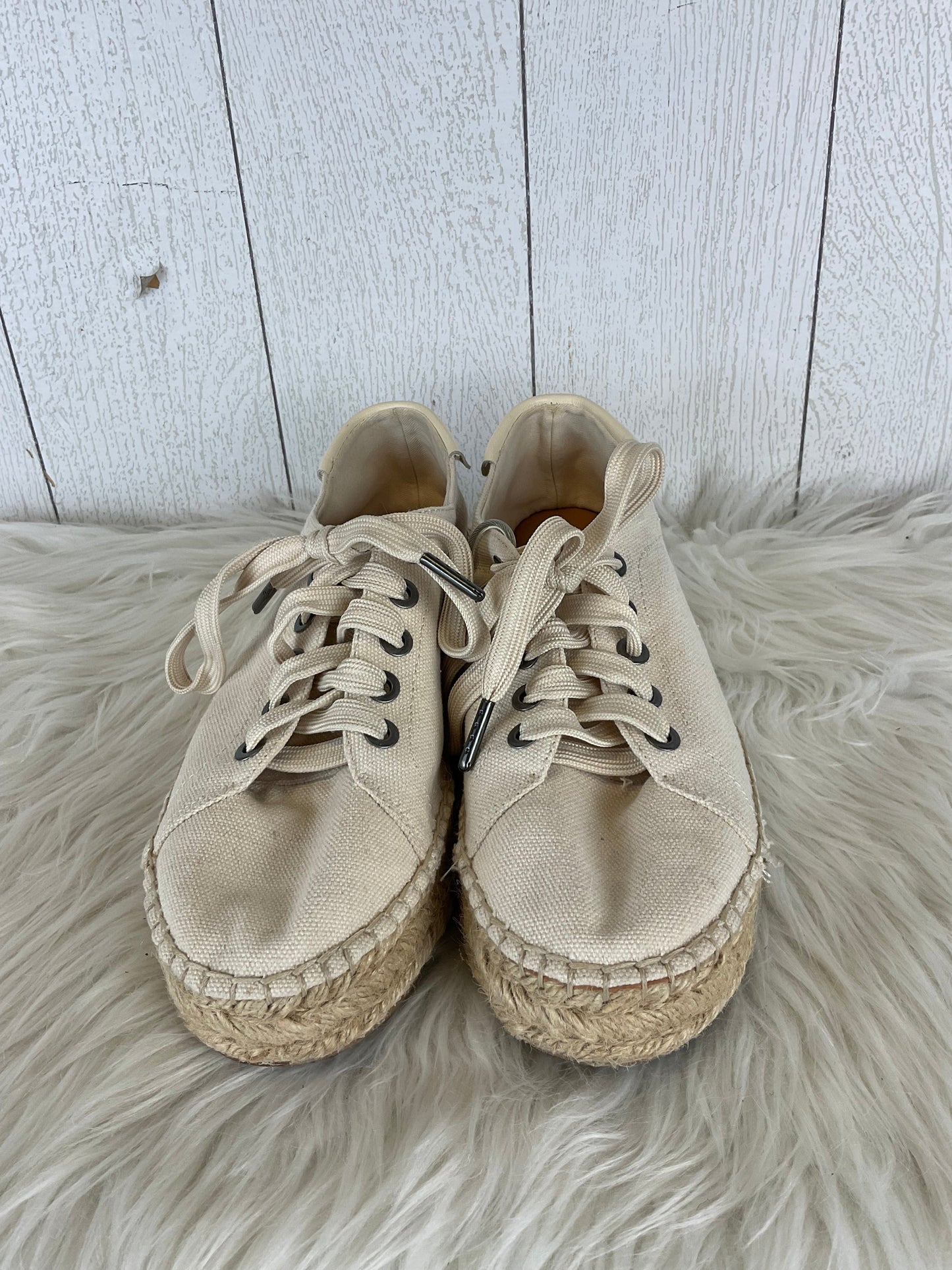 Shoes Sneakers By Splendid In Cream, Size: 9