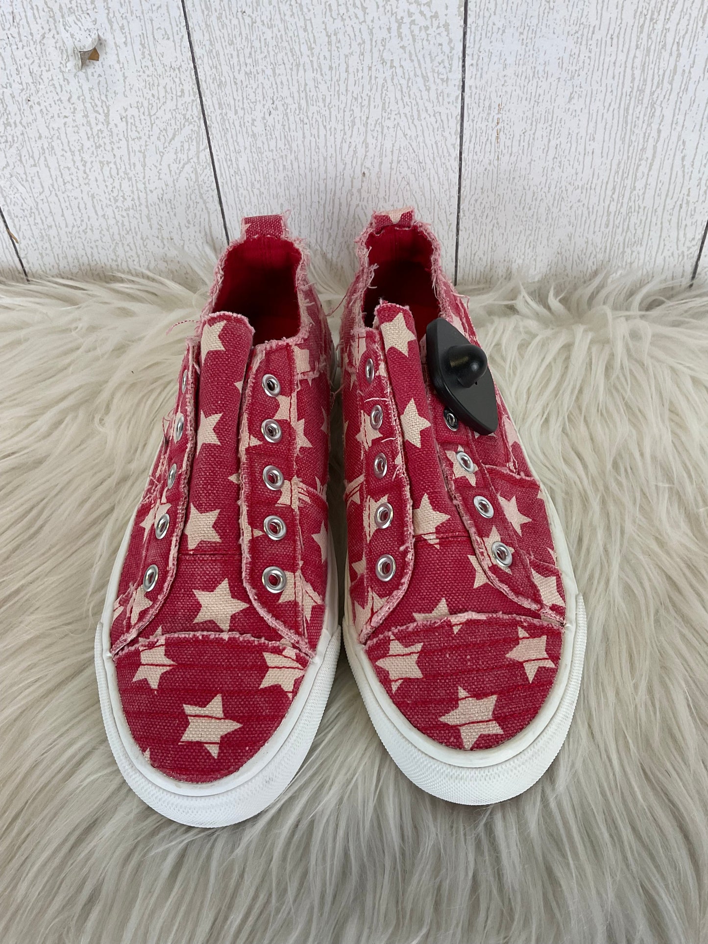 Shoes Sneakers By Corkys In Red, Size: 7