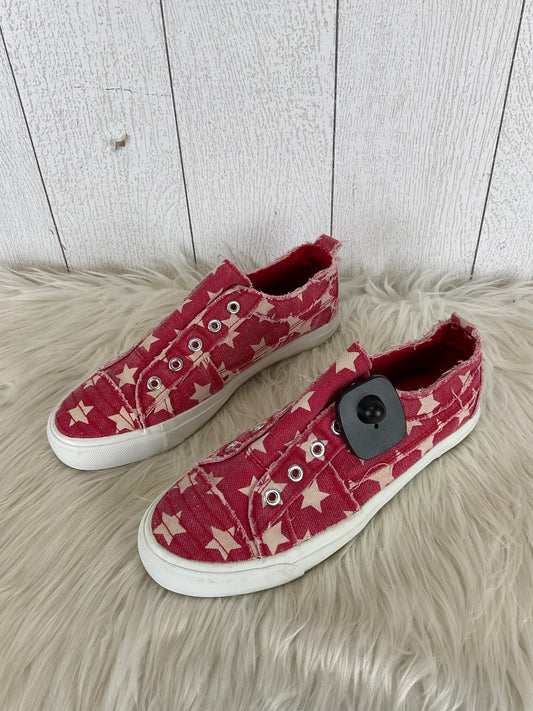 Shoes Sneakers By Corkys In Red, Size: 7