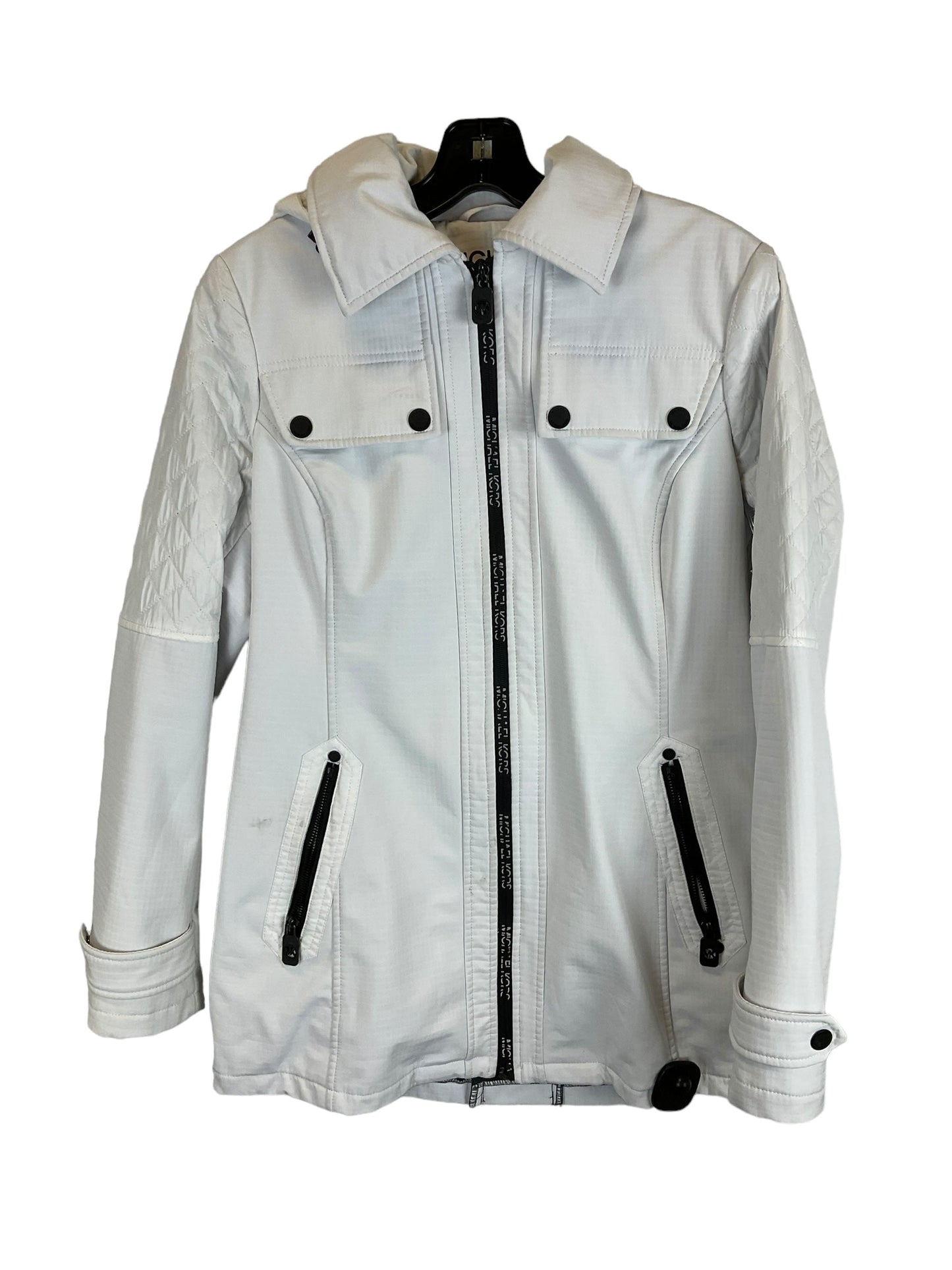 Jacket Designer By Michael By Michael Kors In White, Size: S