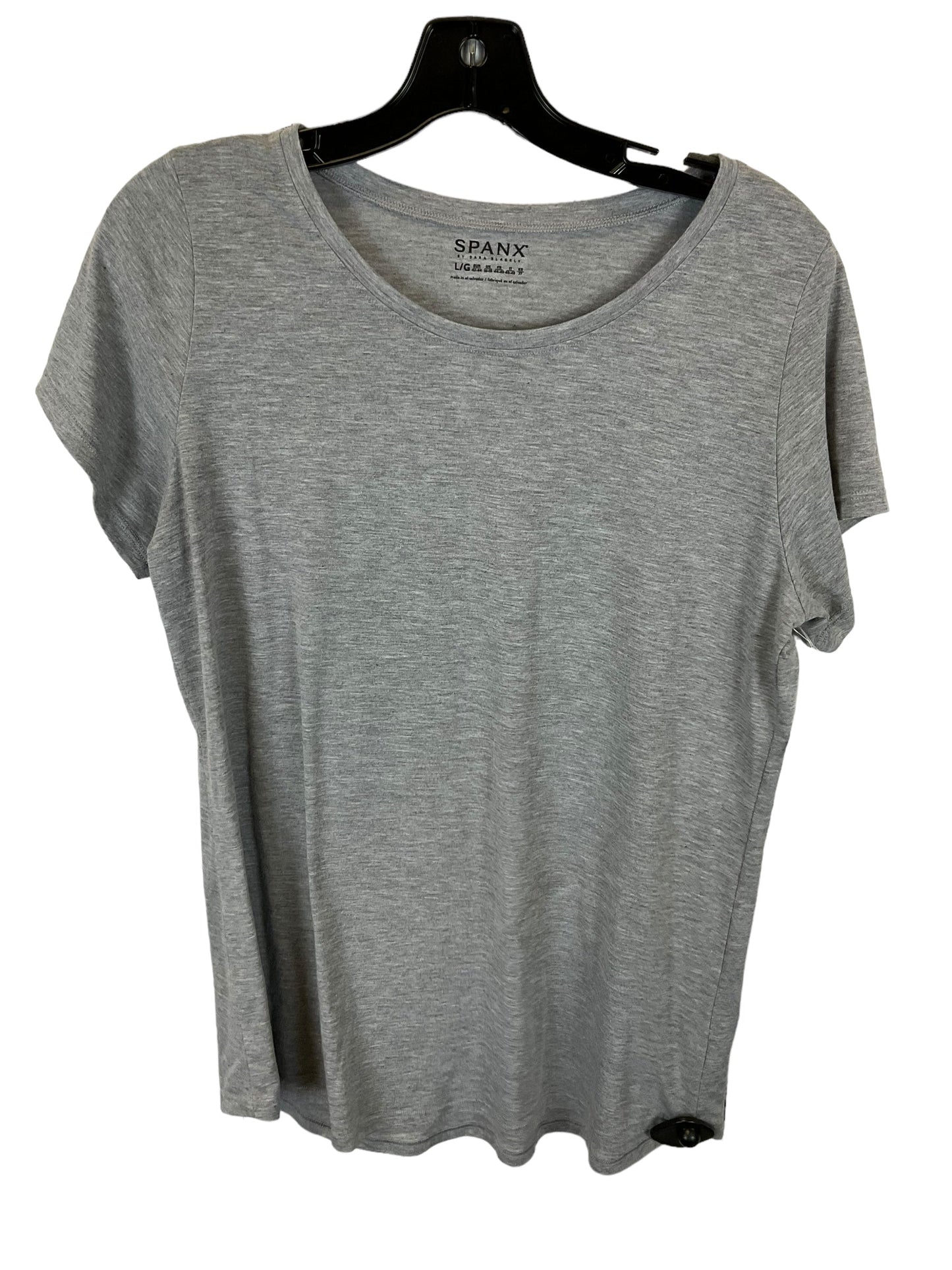 Grey Top Short Sleeve Spanx, Size L