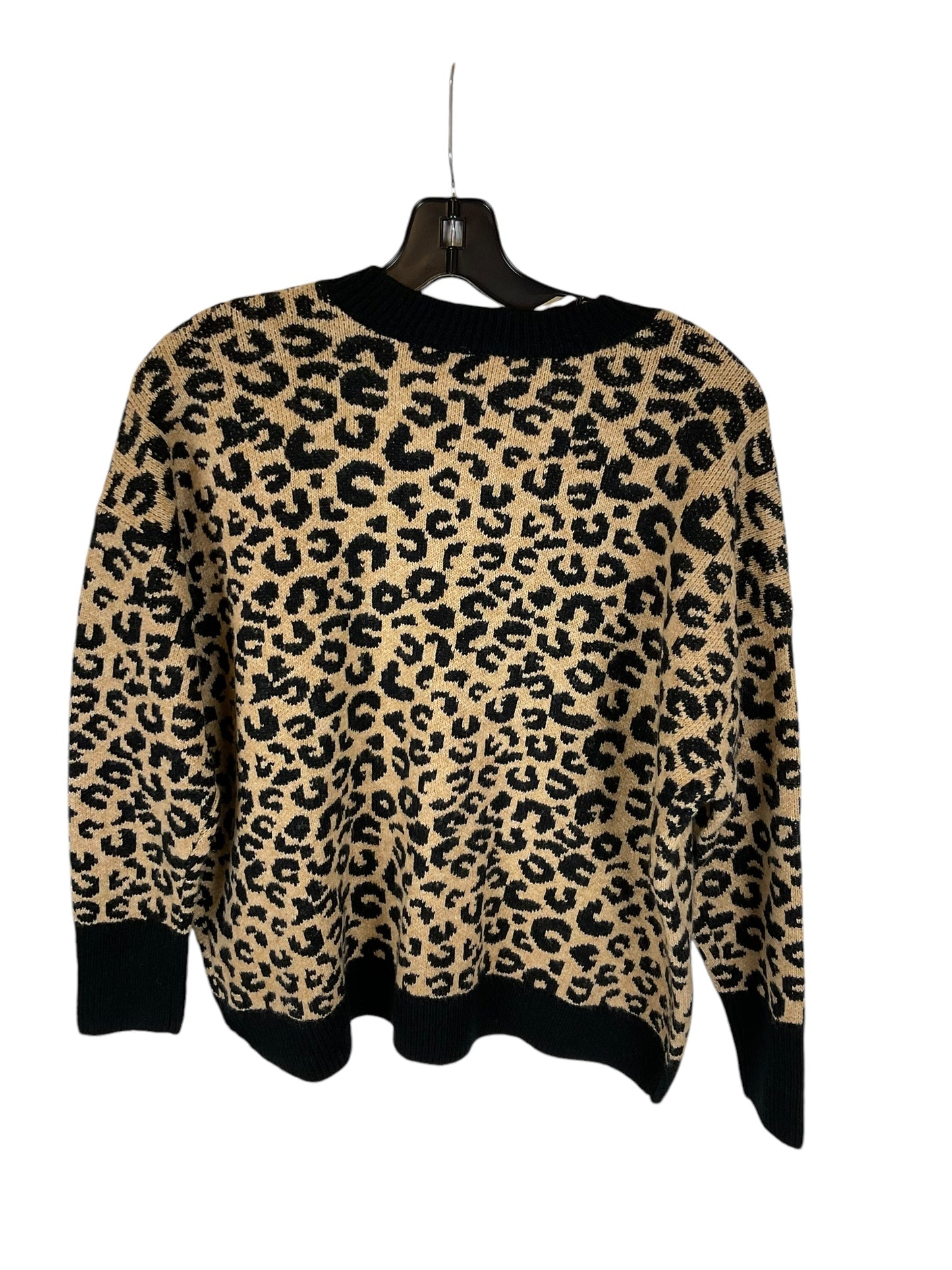 Top Long Sleeve By Vince Camuto In Animal Print, Size: Xs