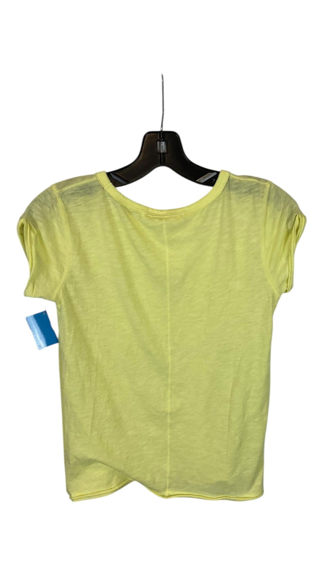 Top Short Sleeve By We The Free In Yellow, Size: Xs