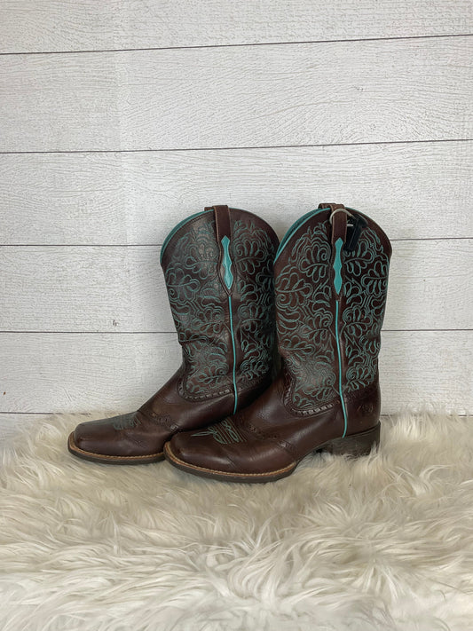 Boots Western By Ariat In Brown, Size: 9