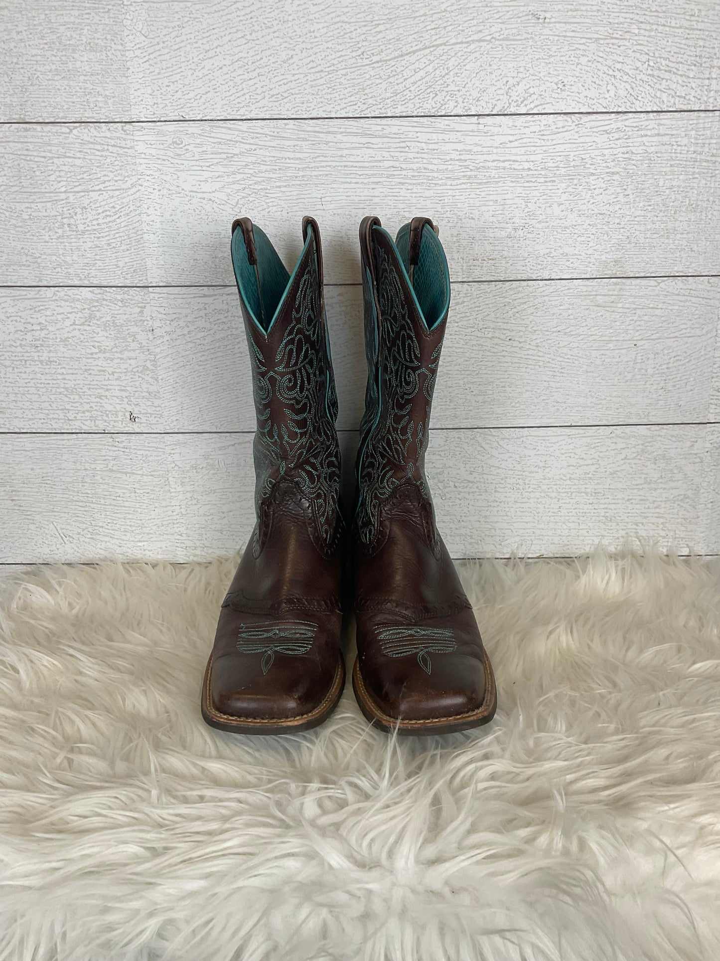 Boots Western By Ariat In Brown, Size: 9