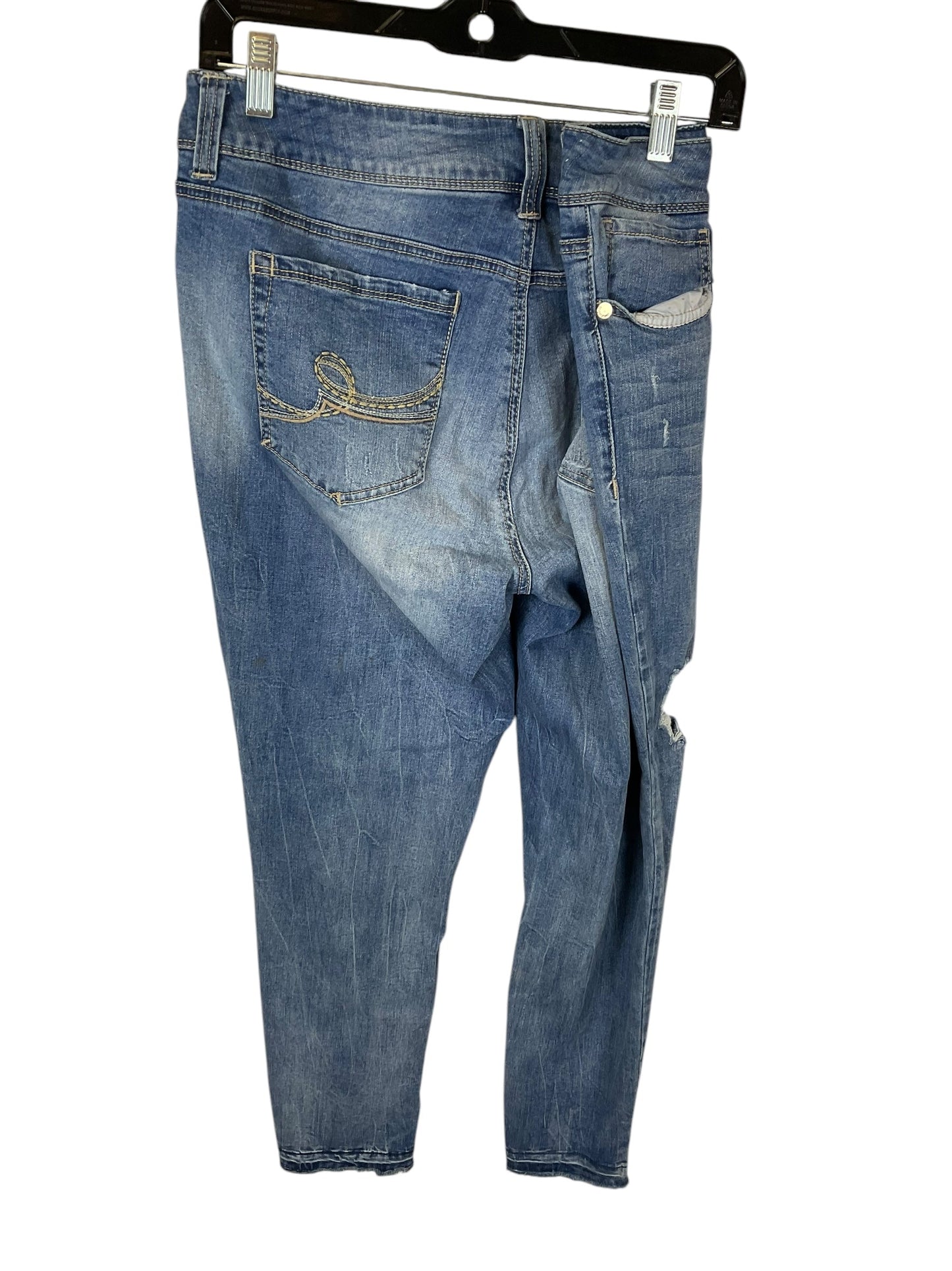 Jeans Skinny By Seven 7 In Blue Denim, Size: 16