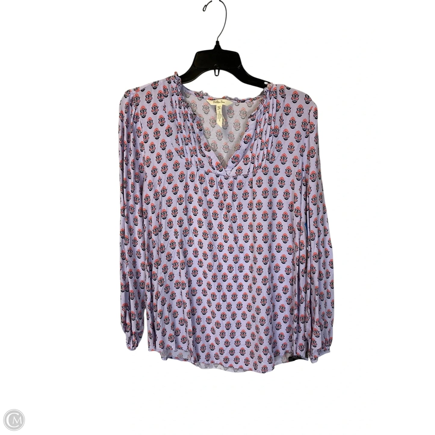 Top Long Sleeve By Matilda Jane In Purple, Size: M