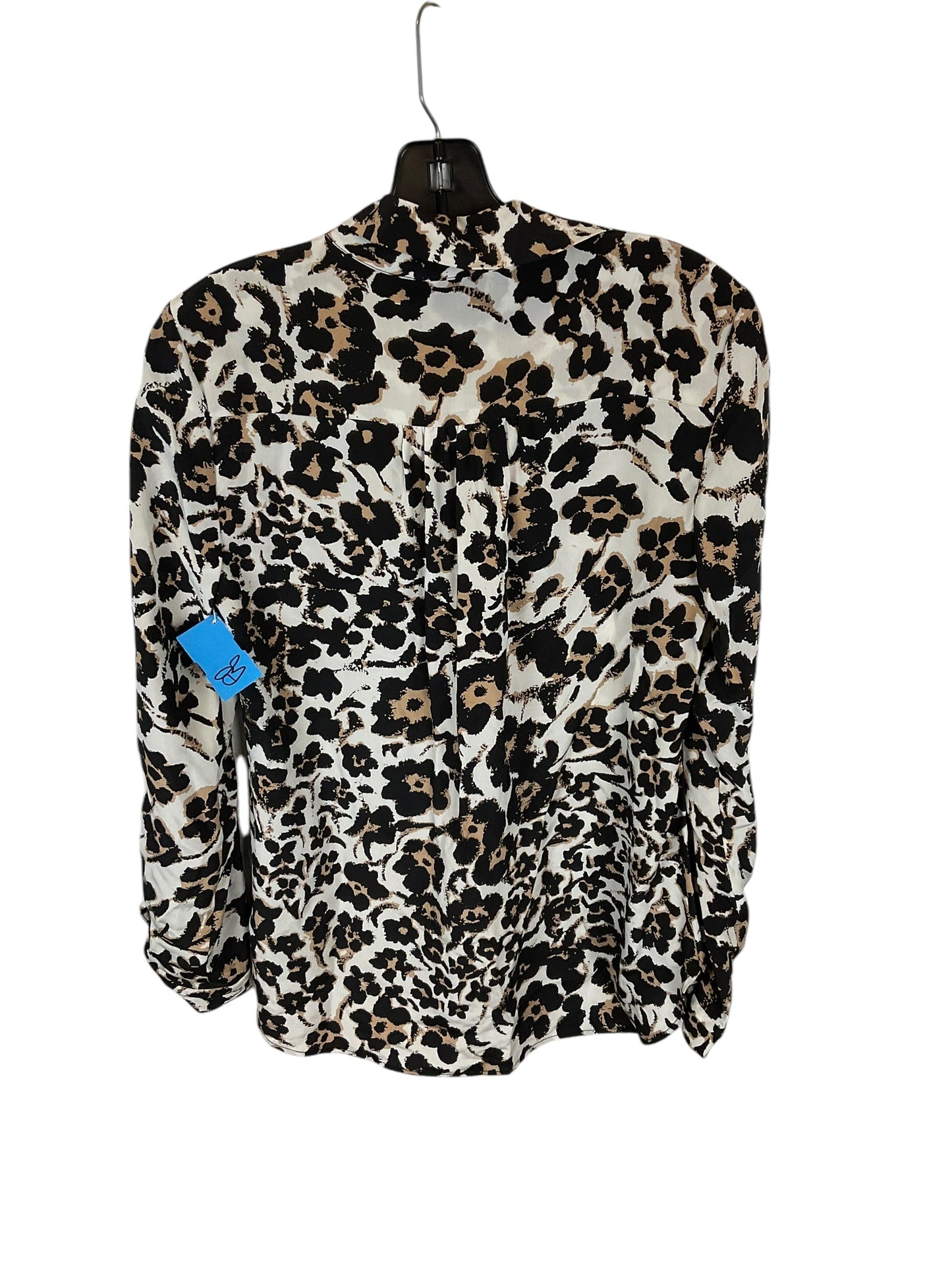 Top Long Sleeve Designer By Diane Von Furstenberg In Animal Print, Size: 4