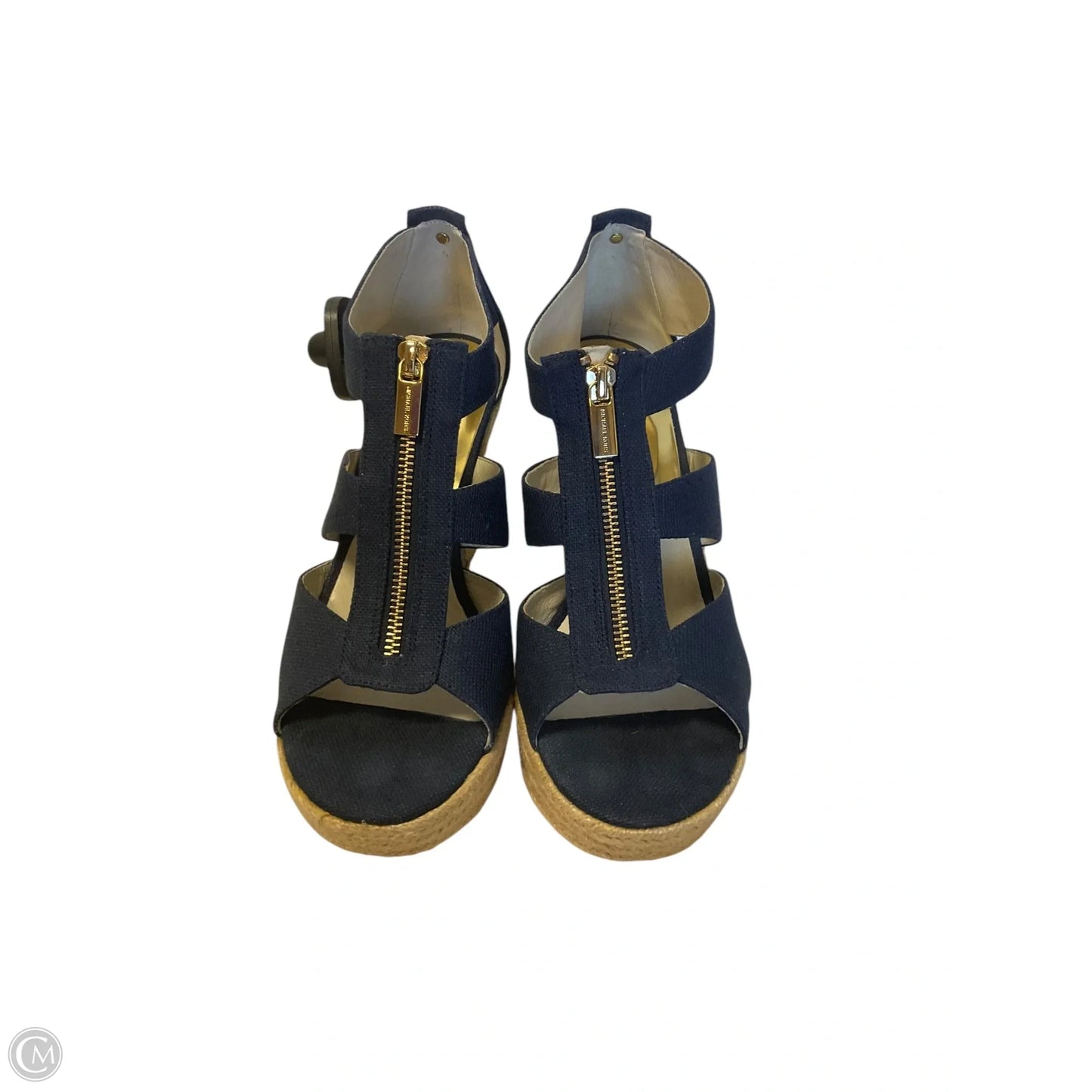 Shoes Heels Wedge By Michael By Michael Kors In Navy, Size: 8.5