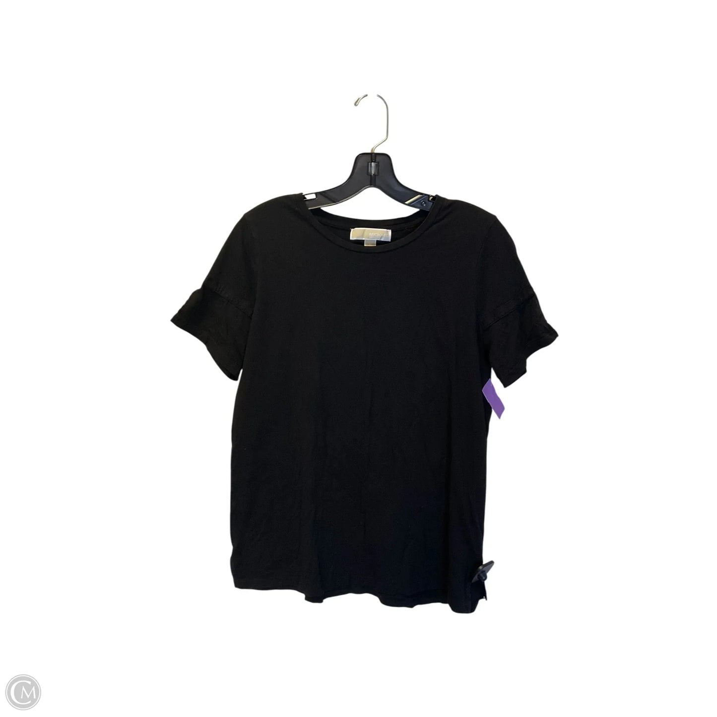 Top Short Sleeve Basic By Michael By Michael Kors In Black, Size: L