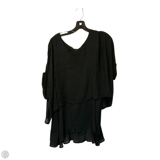 Top Short Sleeve By Umgee In Black, Size: M