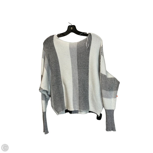 Top Long Sleeve By Philosophy In Black & White, Size: M