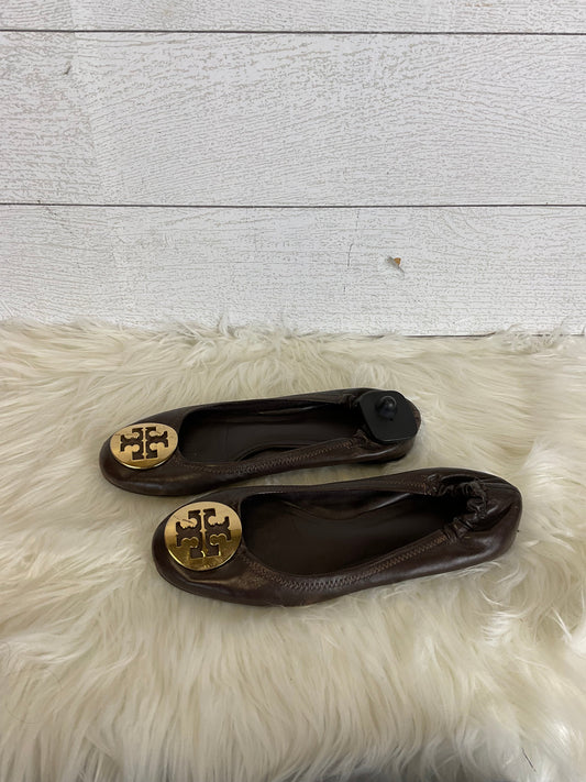Brown Shoes Designer Tory Burch, Size 7
