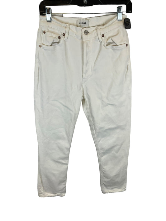White Denim Jeans Designer Agolde, Size 6