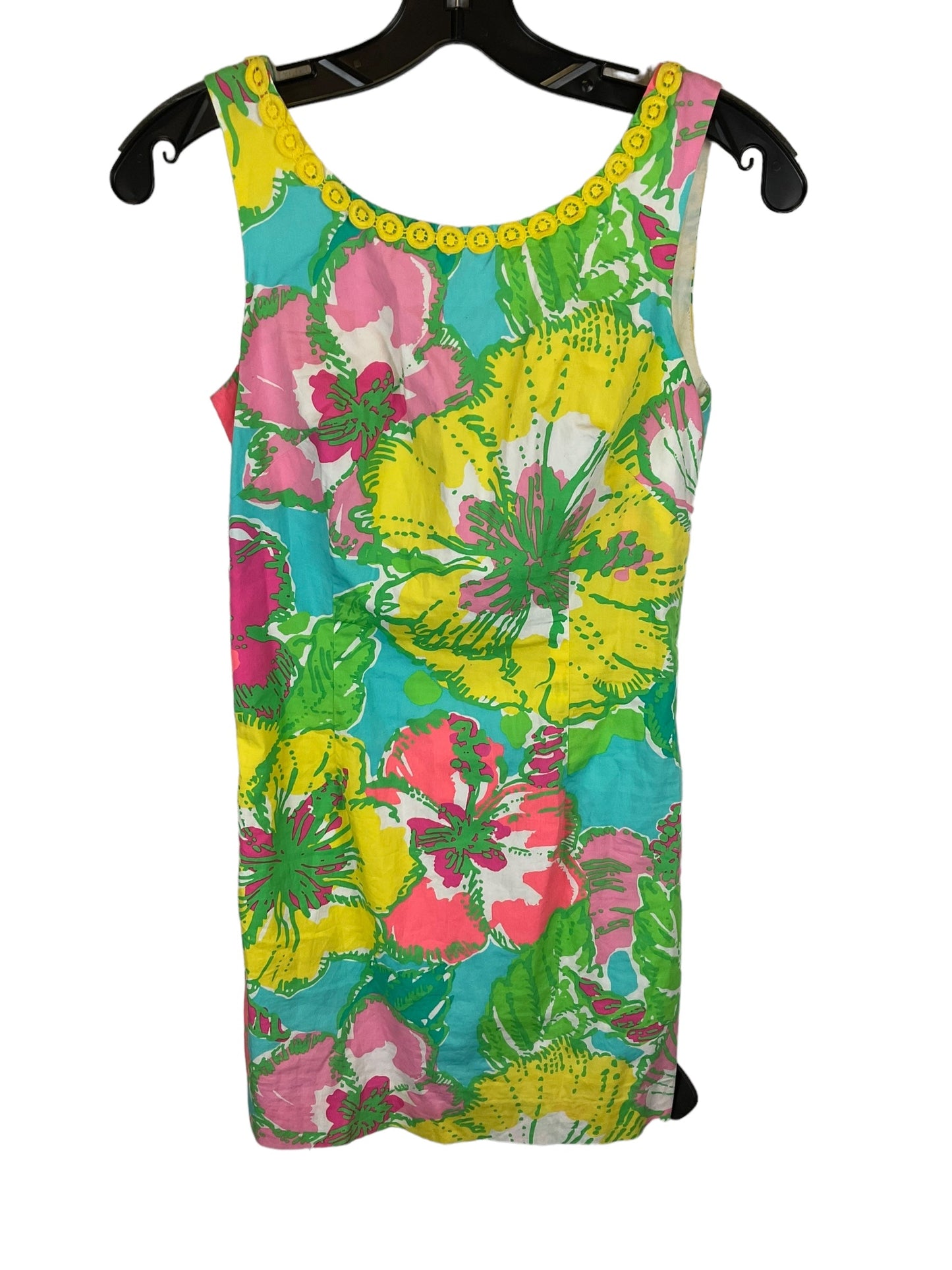 Multi-colored Dress Designer Lilly Pulitzer, Size 0