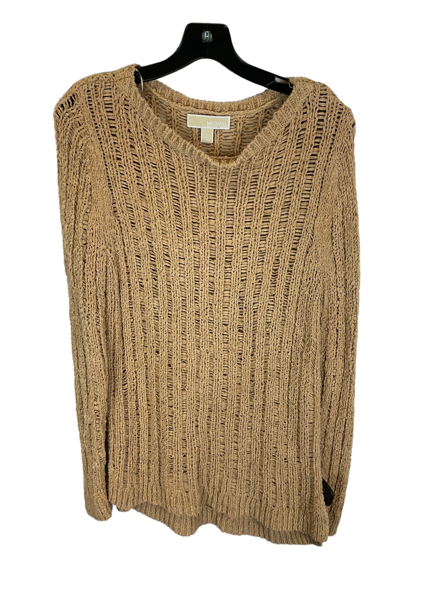 Sweater Designer By Michael By Michael Kors In Tan, Size: L