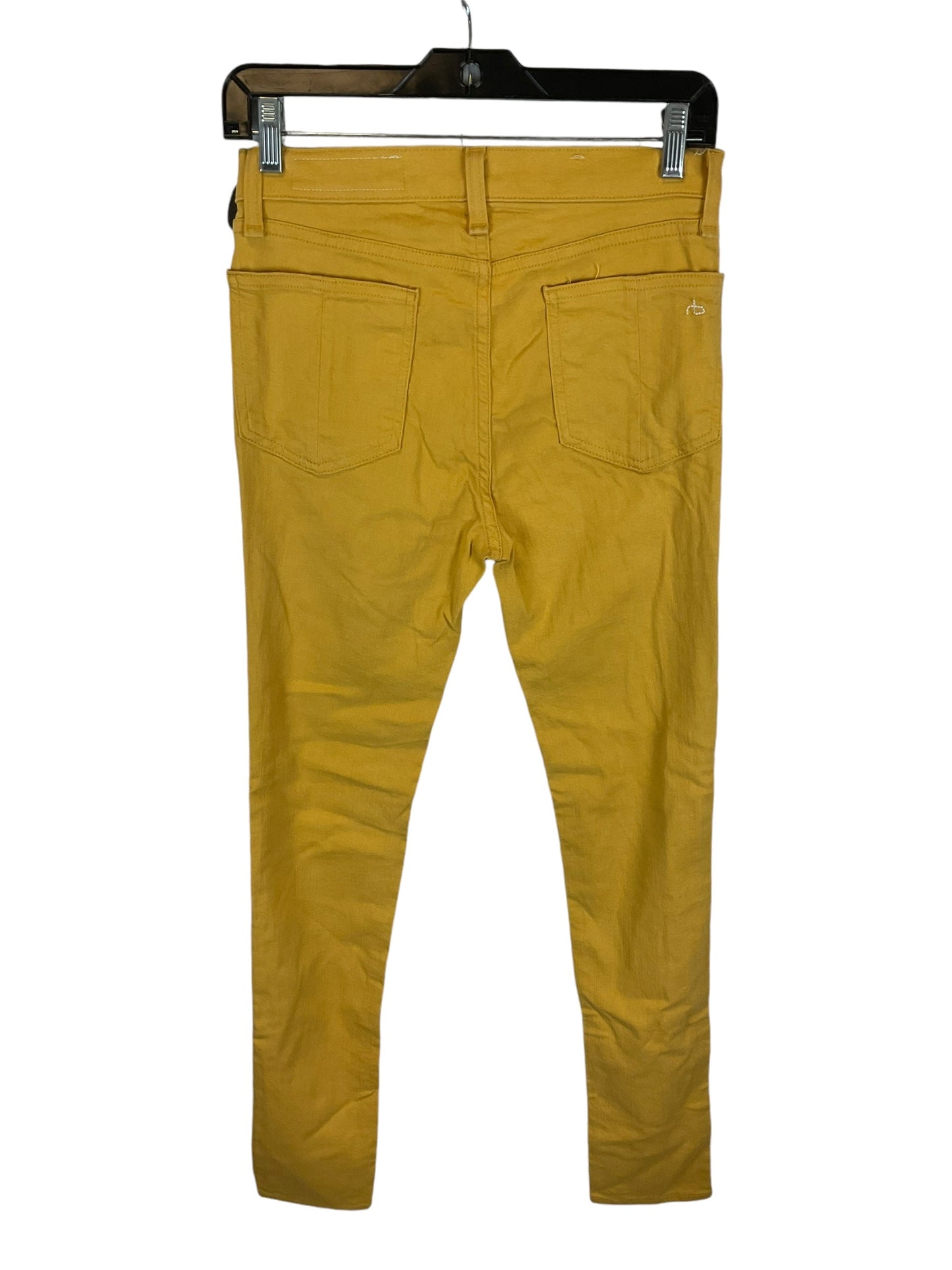 Jeans Designer By Rag & Bones Jeans In Yellow Denim, Size: 4