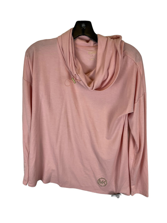 Top Long Sleeve By Michael By Michael Kors In Pink, Size: M