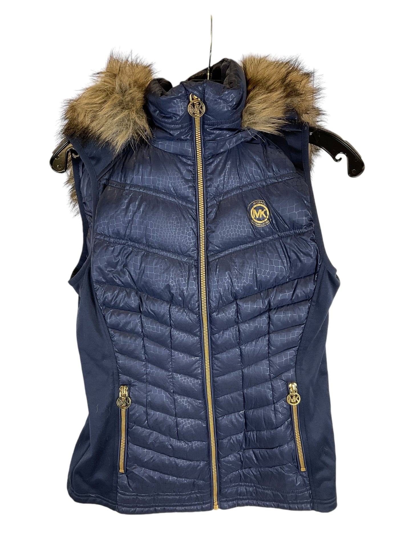 Vest Designer By Michael By Michael Kors In Navy, Size: S