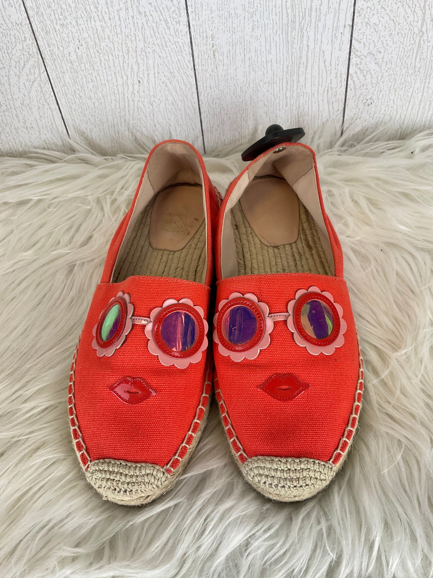 Shoes Designer By Kate Spade In Orange, Size: 7.5