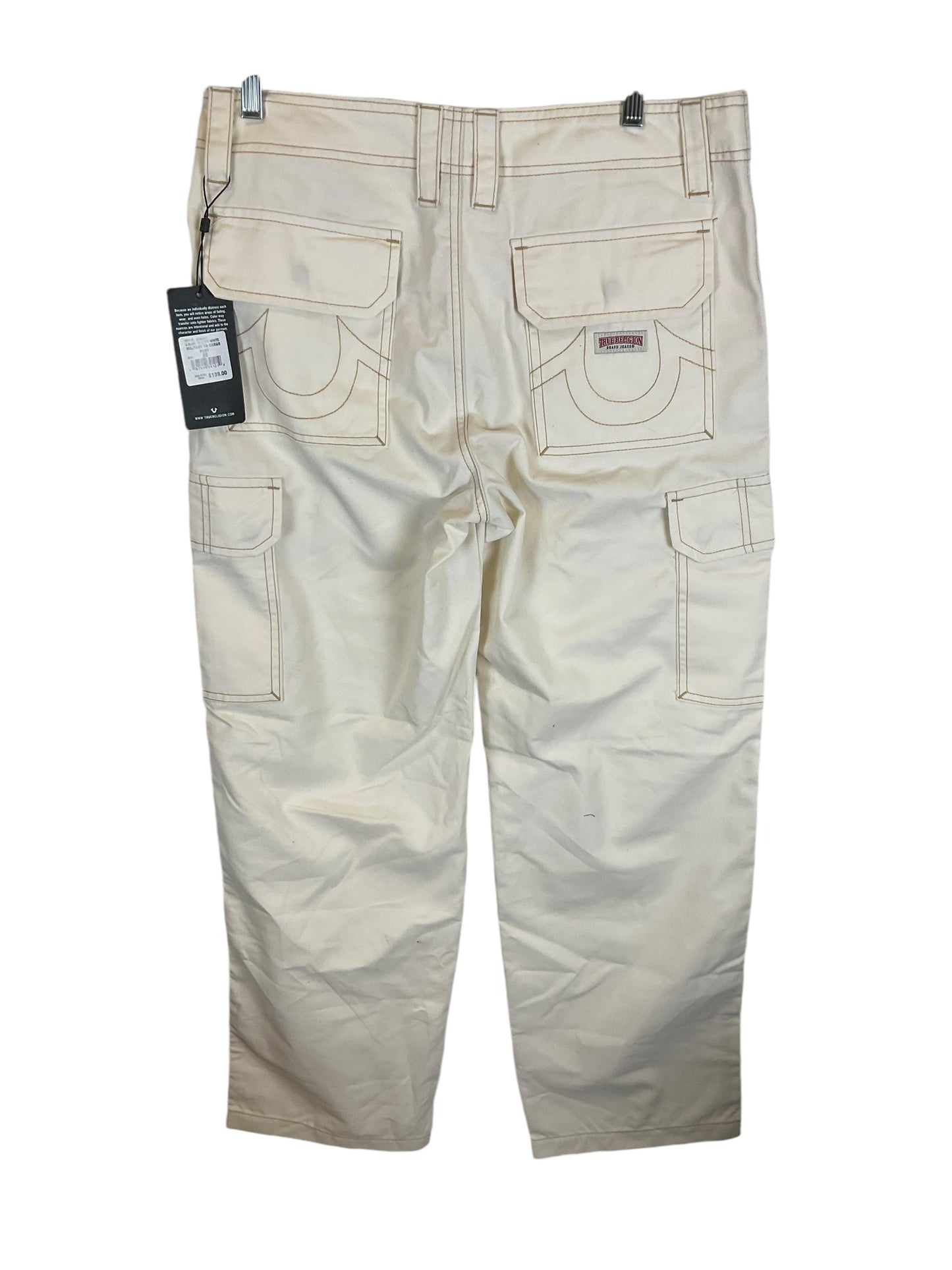 Pants Designer By True Religion In Cream, Size: 6