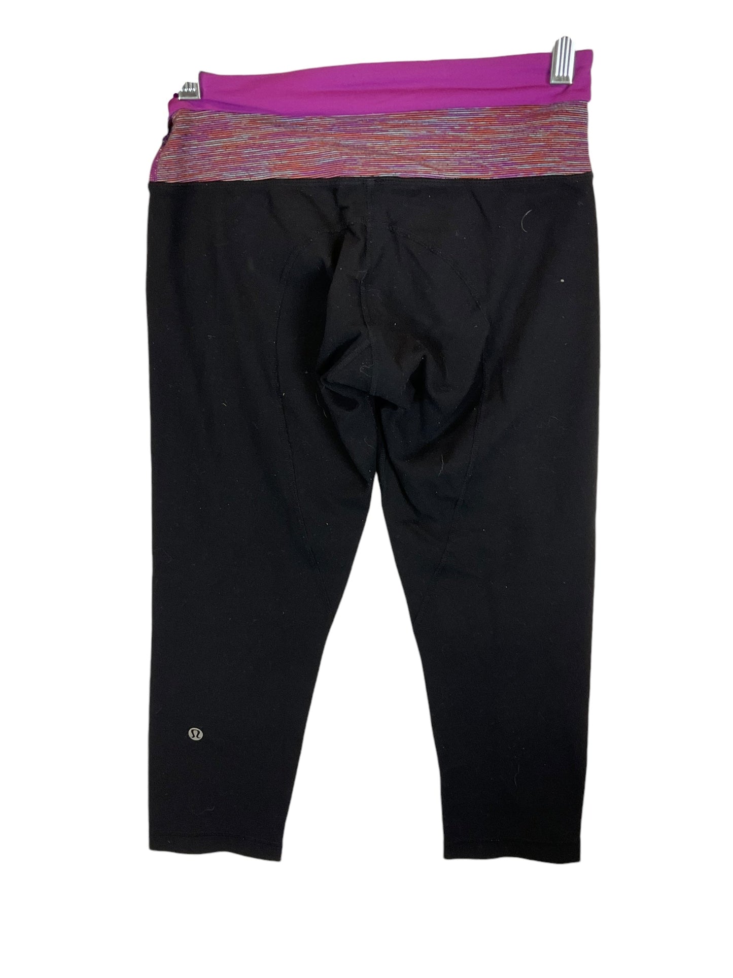 Athletic Capris By Lululemon In Black, Size: 4